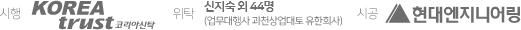 시행:아시아신탁, 위탁:(주)그린도시개발, 시공:현대건설